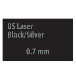 US Laser Black/Silver 0.7 mm US Laser Black/Silver 0.7 mm